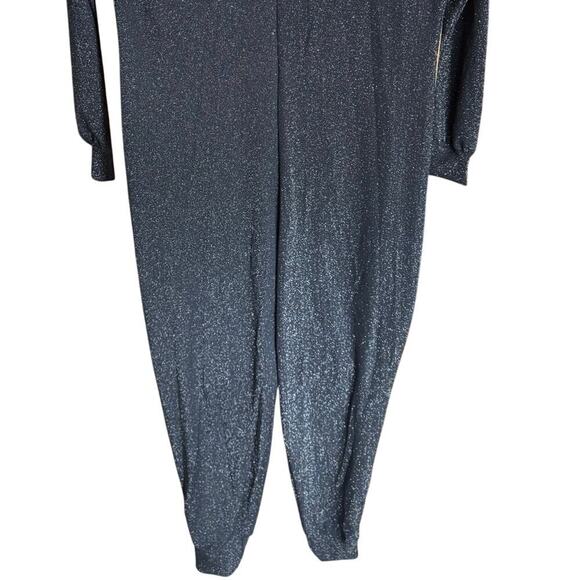 Savage X Fenty NWT Sleep and Shine Hooded Onesie In Black Shimmer Size Medium - Picture 11 of 16
